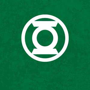 DC Comics Green Lantern Original Logo Galaxy Book 12in Skin